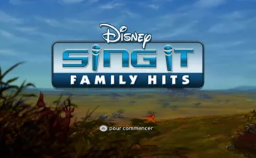 Disney Sing It - Family Hits screen shot title